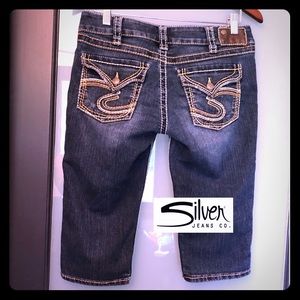 SILVER Mckenzie Crop Jeans